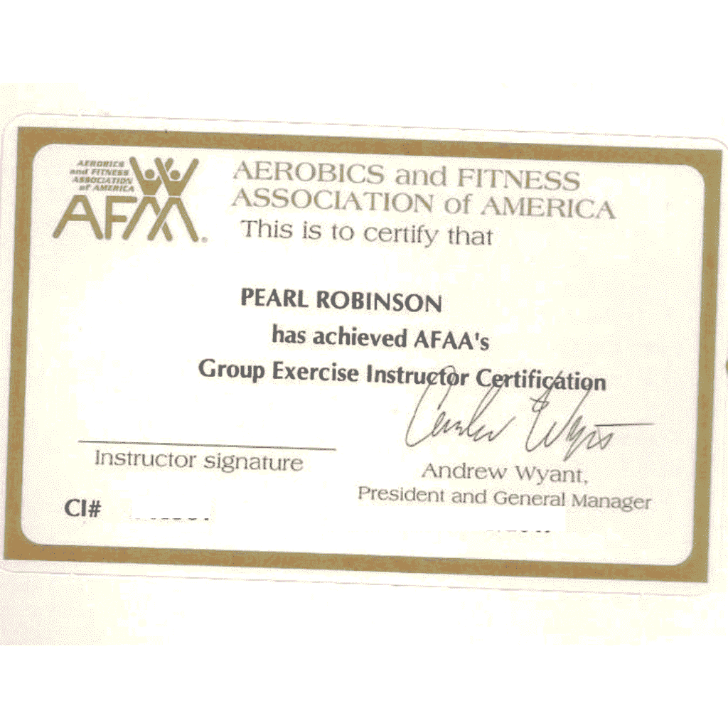 AFAA certificacion de instructor de clases grupales