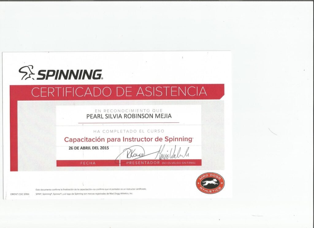 spinning pearl fitness panama