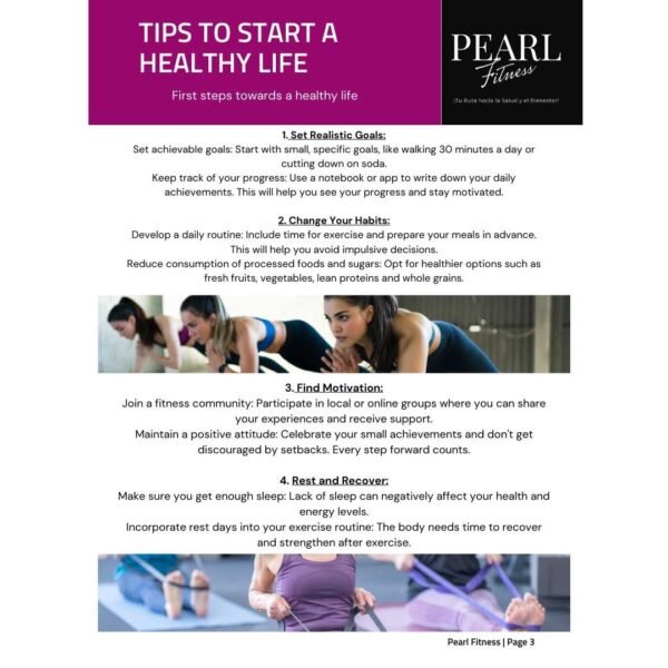 First Steps towards a Healthy Life Guide3