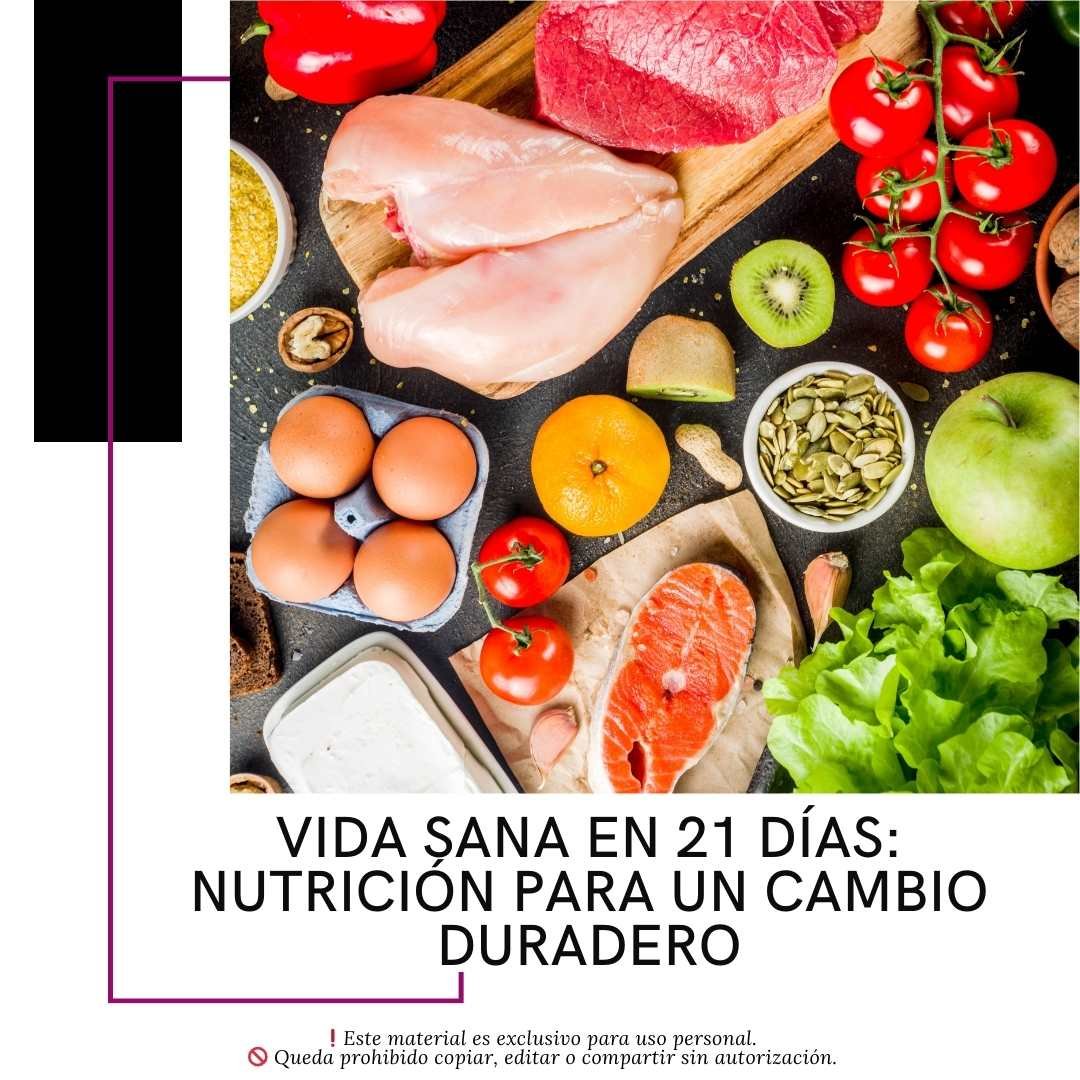 Tienda líder #1 26 Guía Nutricional Vida Sana en 21 días: Cambio duradero