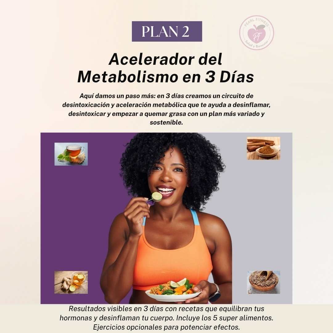 Tienda líder #1 7 Programa Acelerador del Metabolismo (3 Días)