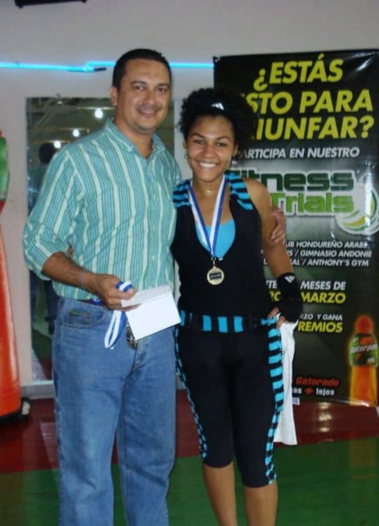 ganadora de aerobicos en san pedro sula honduras - pearl fitness panama